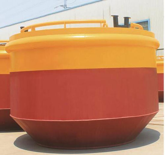 海上鋼制浮筒防腐蝕防銹聚脲噴涂機(jī)(圖1) 海上鋼制浮筒